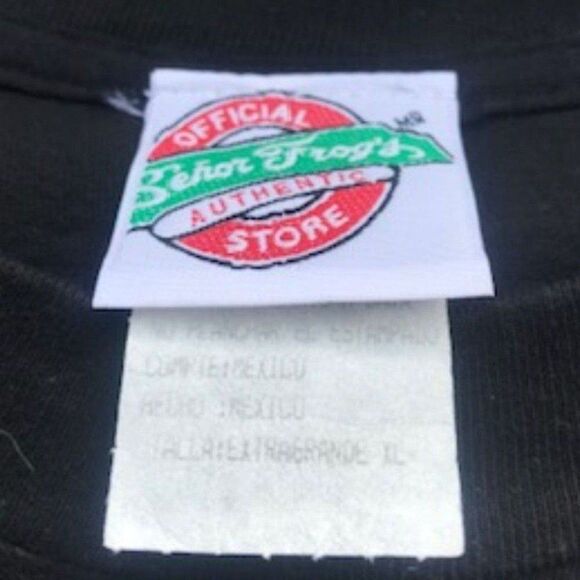 Senor Frog Puerto Rico . Size: Extra Large {46-48} Leisure Tee Shirt - Picture 5 of 5